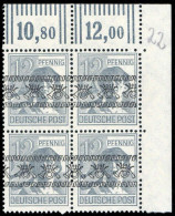 1948, Bizone, 40 I K (4) Ecke, ** - Other & Unclassified