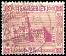 1923, Saar, 100 I, Gest. - Andere & Zonder Classificatie