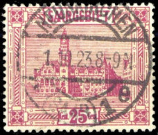 1923, Saar, 100 X, Gest. - Andere & Zonder Classificatie