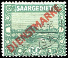 1922, Saar, D 3 IX, Gest. - Sonstige & Ohne Zuordnung