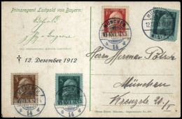 1911, Altdeutschland Bayern, 76-78 II, Brief - Altri & Non Classificati