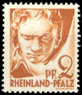 1948, Französische Zone Rheinland Pfalz, 16 PF IV, ** - Altri & Non Classificati