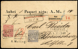 1869, Altdeutschland Norddeutscher Postbezirk, 16-17, Brief - Autres & Non Classés