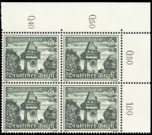 1939, Deutsches Reich, 733 Ecke, ** - Autres & Non Classés