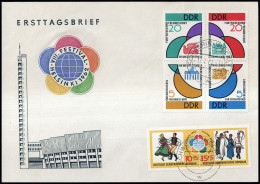 1962, DDR, 901-06, FDC - Autres & Non Classés