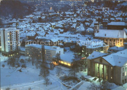 72125012 Suhl Thueringer Wald Mit Hotel Thueringentourist Bei Nacht Suhl - Suhl