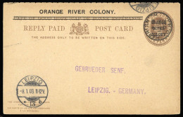 1901, Oranjefreistaat, P 34, Brief - Otros - África