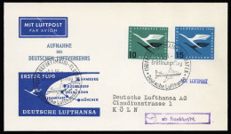 1955, Bundesrepublik Deutschland, 206-07, Brief - Andere & Zonder Classificatie