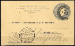 1898, Argentinien, P 17 I, Brief - Otros & Sin Clasificación