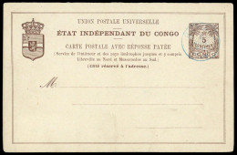 1889, Belgisch Kongo, P 6 I, Brief - Autres - Afrique