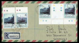 1990, Falkland Abhängige Gebiete F Süd Georgien, 187 (3), 188, ... - Falklandinseln