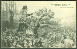 Nizza Nice ( Alpes Maritimes ) 1914 " Carnaval De Nice - Char De La Musique " Carte Postale #20 - Carnival