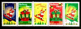 1998 FRANCE N 3200 A 3204 - MEILLEURS VOEUX / BONNE ANNÉE - NEUF** - Unused Stamps