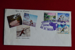 Venezuela 1964 Fdc Turismo Andes Anden Montagne Mountaineering Escalade Alpinisme - Klimmen