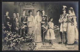 AK Silberhochzeit In Unserem Kaiserhause, Kaiserin Auguste Victoria Königin Von Preussen  - Familles Royales