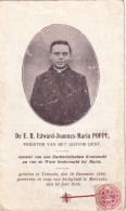 E.H. Edward POPPE: Temse 1890 - Moerzeke 1924  ( Relique - Relekwie - Relic - Reliquia ) - Images Religieuses