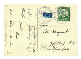 Glückwunschkarte 1953 Gerolzheim - Lettres & Documents