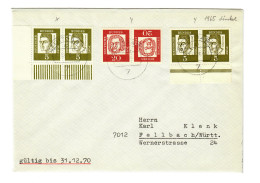 Brief Aus Fellbach Nach Stuttgart 1970 - Cartas & Documentos