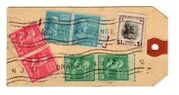 1912 Pacel Post, For Luggage Orange NJ - Otros & Sin Clasificación