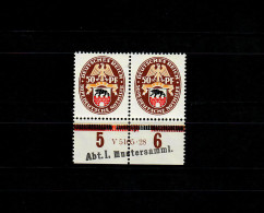 DR MiNr. 429, HAN Des Musterbogens Aus Archiv Der Reichsdruckerei, Postfrisch ** - Unused Stamps