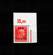 DR: MiNr. 408 P OR, Eckrand, Postfrisch, ** - Unused Stamps