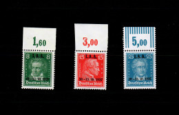 DR: MiNr. 407-409 OR,  Postfrisch, ** - Nuevos