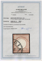 DR MiNr. 21b, Gestempelt Hamburg Mit Foto Attest BPP - Used Stamps