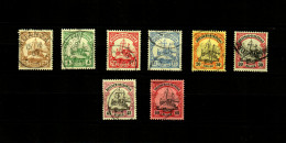 DOA: Katalog MiNr. 22-29, Gestempelt - German East Africa