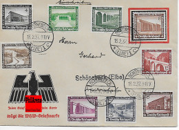 WHW Briefmarken 1937 Von Schönebeck - Briefe U. Dokumente