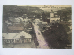 Romania-Targu Ocna:Vue Generale Carte Post.voyage Vers 1920/General View Mailed Postcard 1920s - Roumanie