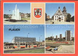 72123695 Plauen Vogtland Rathaus Brunnen Bahnhof Punkthaeuser Joessnitz - Autres & Non Classés