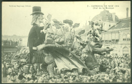 Nizza Nice ( Alpes Maritimes ) 1914 " Char De La Musique " Carte Postale # 3 - Carnevale