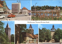 72123649 Muehlhausen Thueringen Thomas-Muentzer-Stadt Rabenturm Frauentor Schwan - Muehlhausen