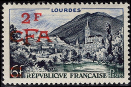 REUNION CFA Poste 310 ** MNH Lourdes Pèlerinage Pilgrim Miracle Notre-Dame Grotte Basilique - Nuovi