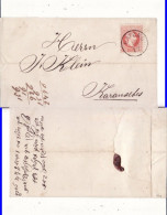 Romania ,Roumanie, Rumaenien-Judaica, Jews, Jewish- Cover- Hateg 1867 - Postwaardestukken