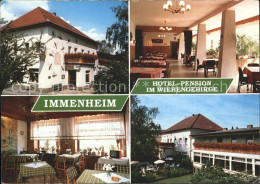 72123574 Preussisch Oldendorf Hotel Pension Immenheim Im Wiehengebirge Preussisc - Getmold