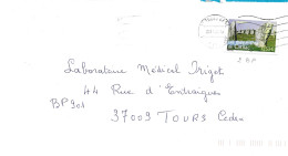 TIMBRE N° 3819  -   LES MEGALITHES CARNAC -  TARIF DU 1 3 05 AU 30 9 06 - SEUL SUR LETTRE  -  2005 - Posttarife