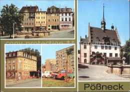 72123491 Poessneck Hotel Posthirsch Marktplatz Mauritiusbrunnen Poessneck - Poessneck