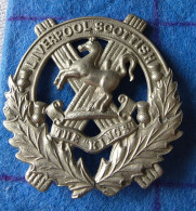 Insigne De Casquette Du 10e Bataillon écossais De Liverpool (Liverpool Scottish) Du King's Regiment - 1914-18