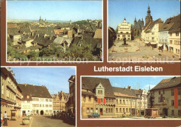 72123473 Eisleben Marktplatz Mit Lutherdenkmal  Lutherstadt Eisleben - Eisleben