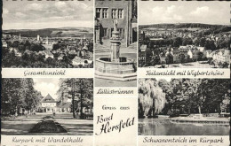 72122237 Bad Hersfeld Gesamtansciht Wigbertshoehe Schwanenteich Kurpark Wandelha - Bad Hersfeld