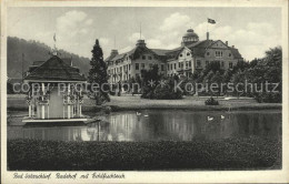 72122190 Bad Salzschlirf Hotel Badehof Mit Goldfischteich Bahnpost Bad Salzschli - Other & Unclassified