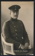 AK Prinz Eitel Friedrich Von Preussen, Portrait In Uniform  - Familles Royales