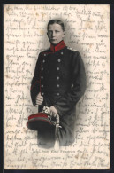 AK Prinz Eitel Friedrich Von Preussen In Uniform Mit Säbel  - Koninklijke Families