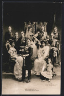 AK Kaiserliche Familie, Prinz Eitel Friedrich Von Preussen, Wilhelm II.  - Familles Royales