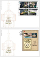 Portugal 2024 Centenary Of The Portuguese Lighthouse Authority Set Of 2 FDC's - Vuurtorens