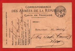 (RECTO / VERSO) CARTE CORRESPONDANCE DES ARMEES DE LA REPUBLIQUE LE 05/08/1916 - TRESOR ET POSTES SECT. POSTAL 109 - Cartas & Documentos