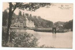 Arlon Chateau De La Trapperie Etang Et Chateau Cachet 1946 S' Gravenhage Htje - Arlon