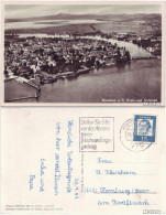 Ansichtskarte Konstanz Konstanz Mit Rhein Und Untersee - Luftbild 1963 - Konstanz