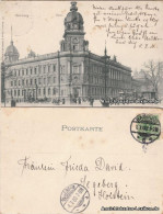 Ansichtskarte Hamburg Postamt Mit Straße Und Straßenbahn 1900 - Sonstige & Ohne Zuordnung